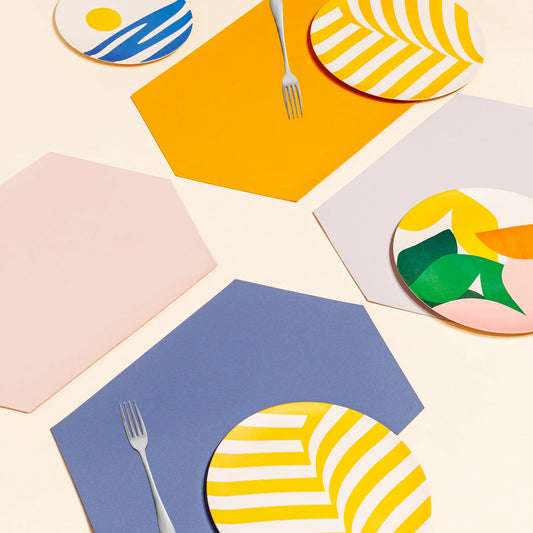 Hexagon Placemat - Blush