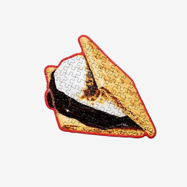 Areaware puzzle in the shape and image of a S'more