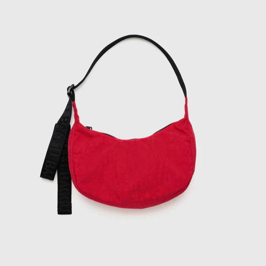 Small Nylon Crescent Bag- Candy Apple