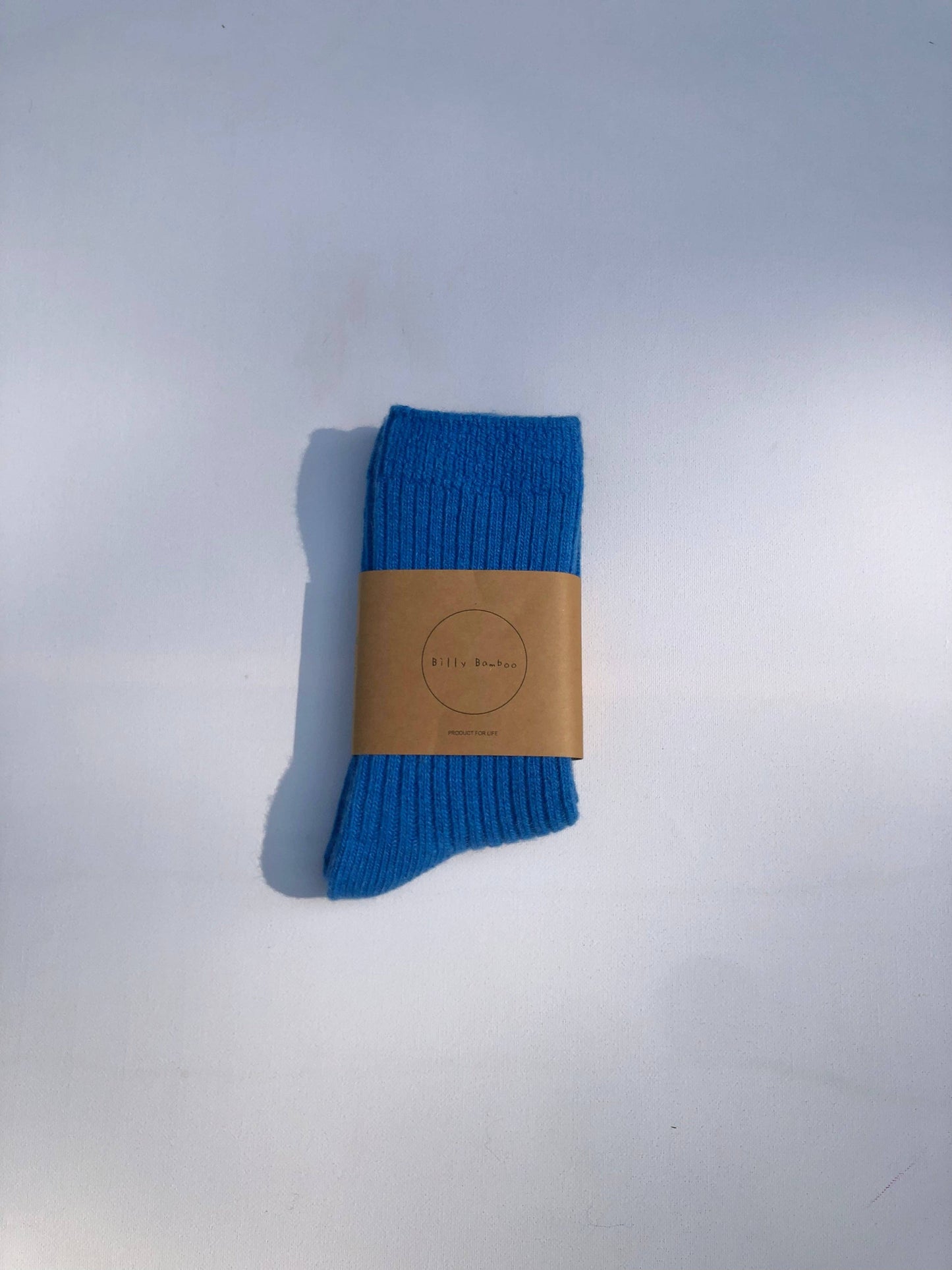 Iceland Wool Socks - Crystal Bright/Royal Blue M/L