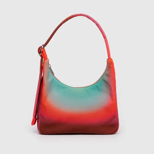Mini Nylon Shoulder Bag - Rain