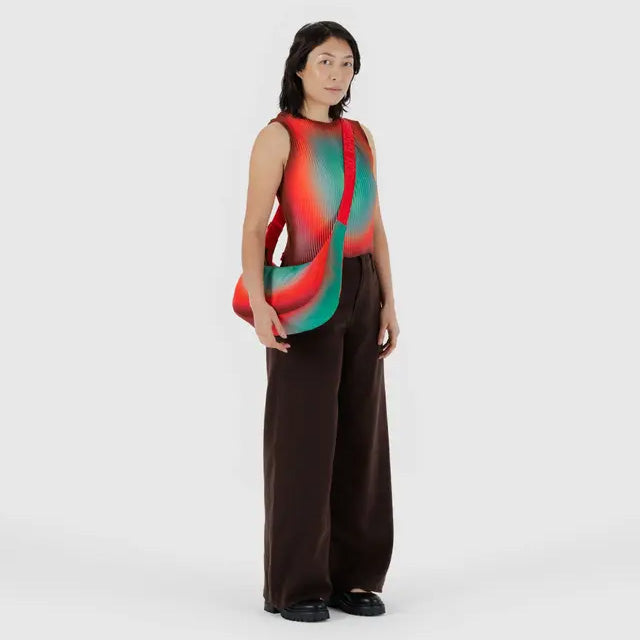 Medium Nylon Crescent Bag- Rain