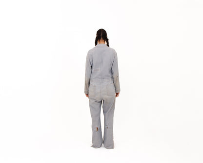 1970s Key Hickory Stripe Jumpsuit