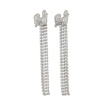Bow Iconic Earrings - Silver