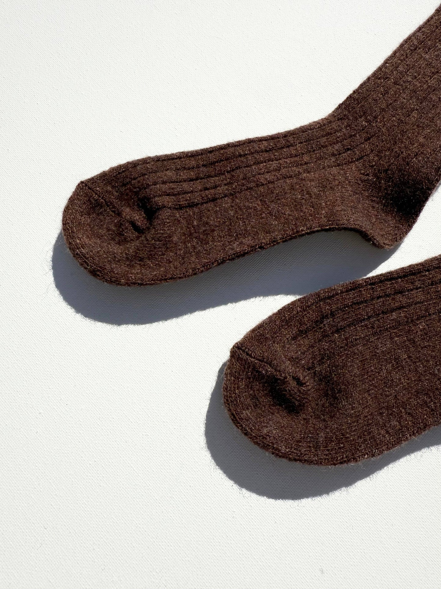 Iceland Wool High Socks - Brownie
