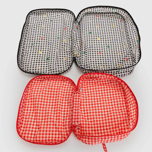 Large Packing Cube Set – Gingham