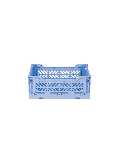 Foldable Colour Crate - Baby Blue