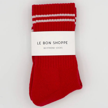 Boyfriend Socks - Red