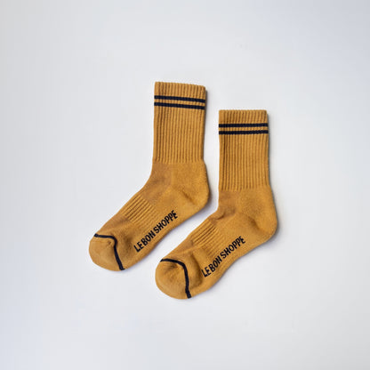 Boyfriend Socks - Biscotti