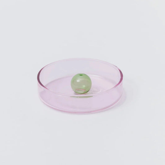 Small Bubble Dish – Pink / Green