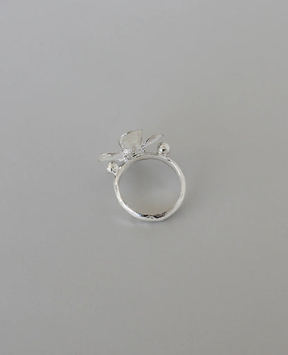 Cardamine Ring - Silver & Aventurine