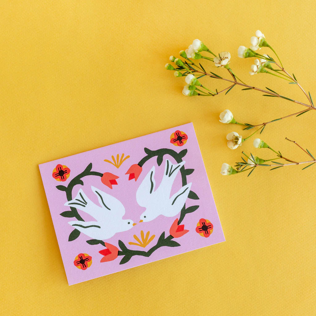 Greeting Card - Love Birds
