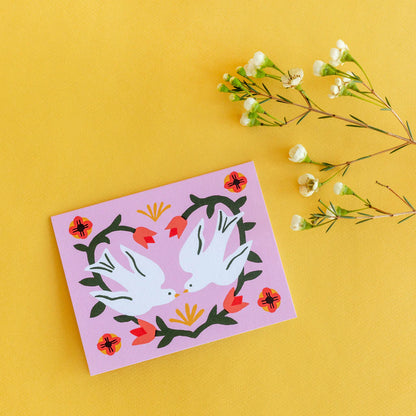 Greeting Card - Love Birds