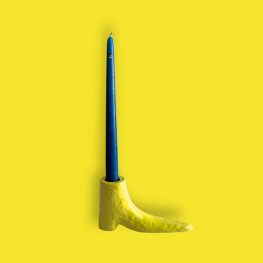 Le Shoes Candle Holder - Canary Yellow