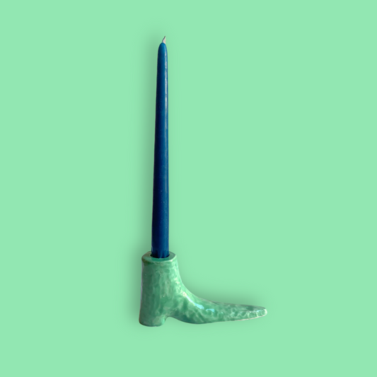 Le Shoes Candle Holder - Seafoam Green