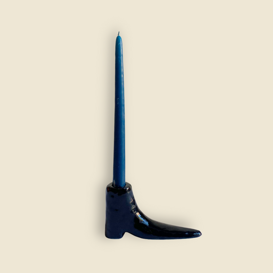 Le Shoes Candle Holder - Jet Black