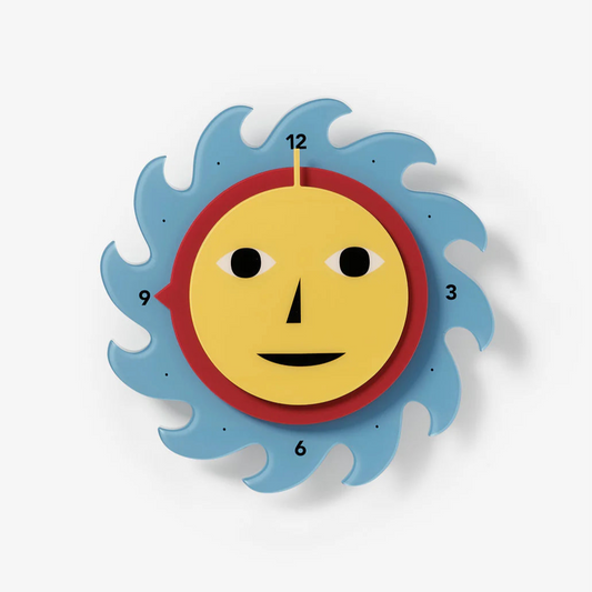 Everybody Clock - Blue / Yellow / Red