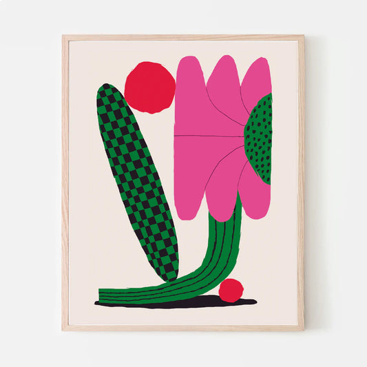 Art Print-  Flo Fuchsia