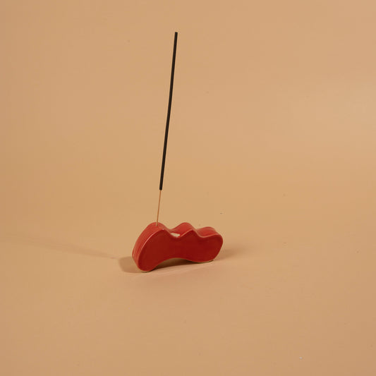 Incense Holder–  Red