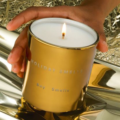 Boy Smells Candle - Holiday Smells