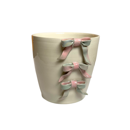Planter 3 Bows - Recycled Multi