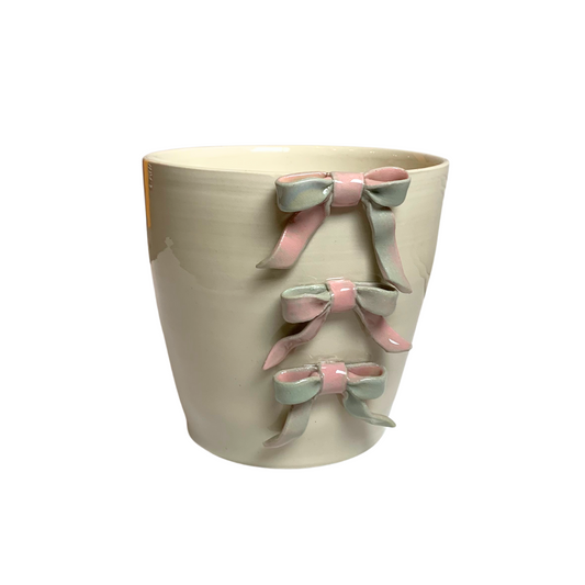 Planter 3 Bows - Recycled Multi