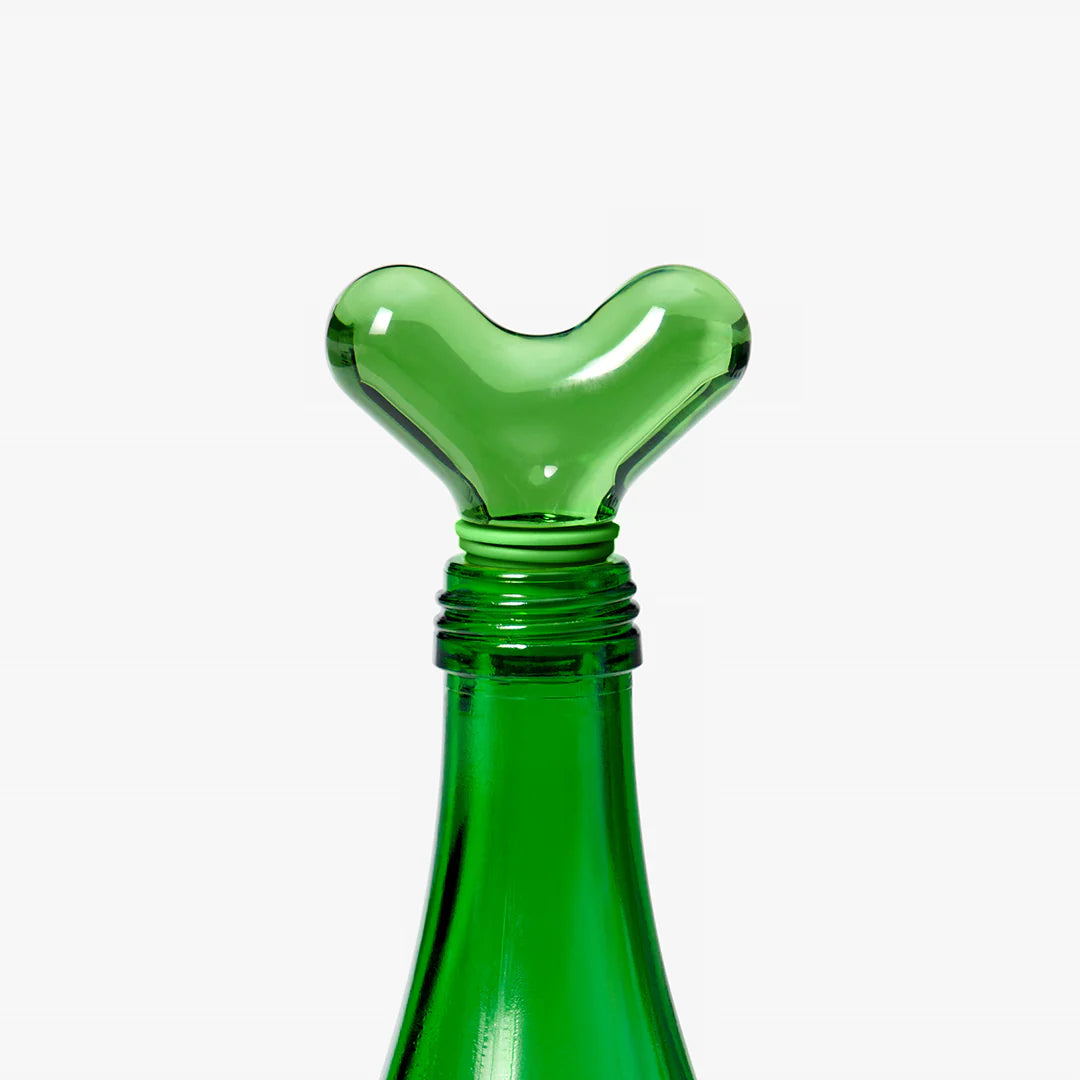 Hob Knob Bottle Stopper - Amber