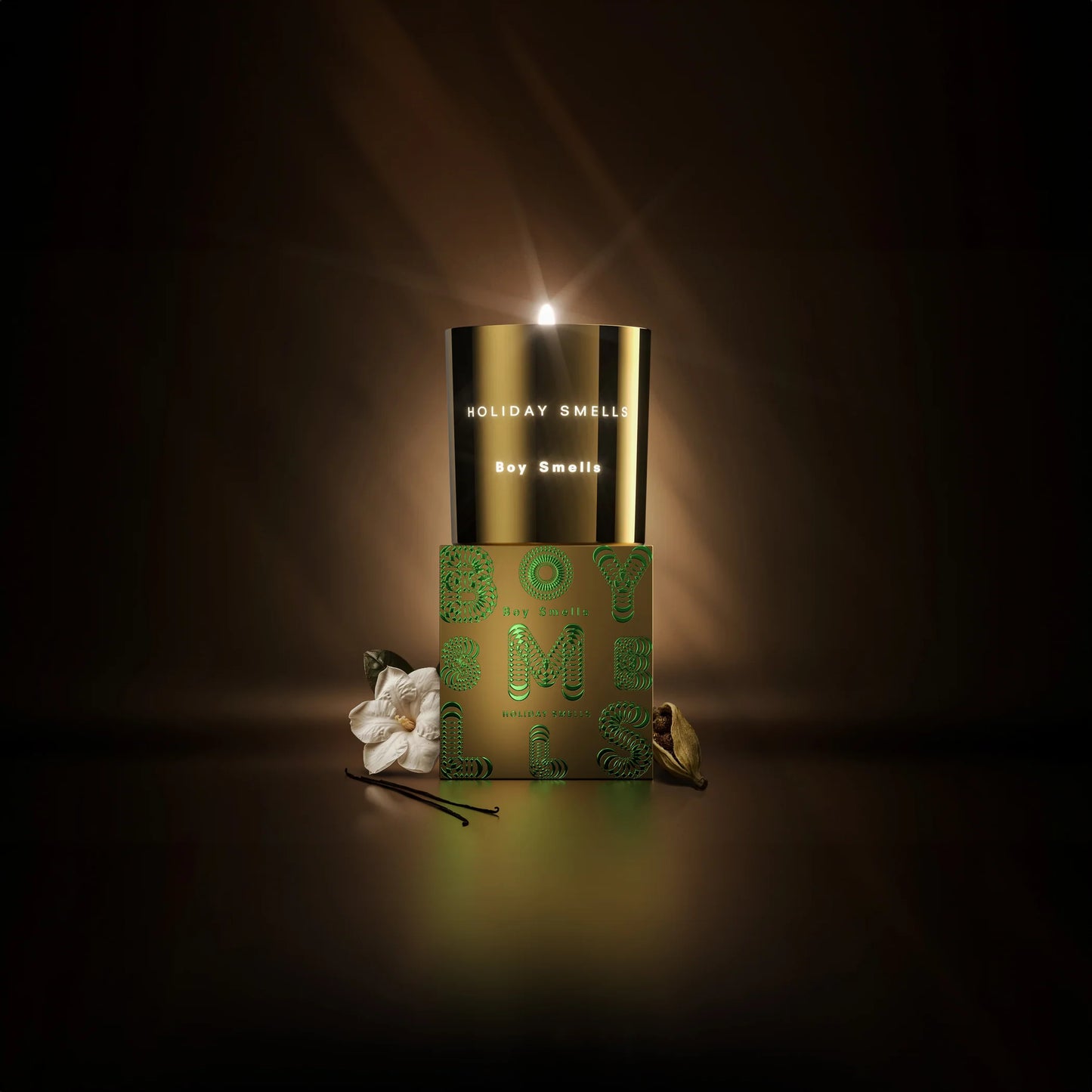 Boy Smells Candle - Holiday Smells