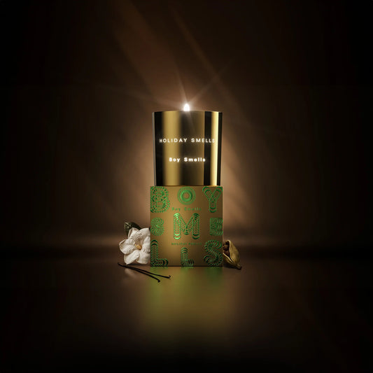 Boy Smells Candle - Holiday Smells