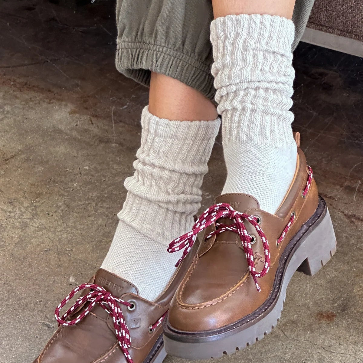 Ballet Socks - Oatmeal