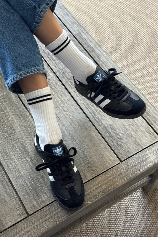 Boyfriend Socks - Classic White