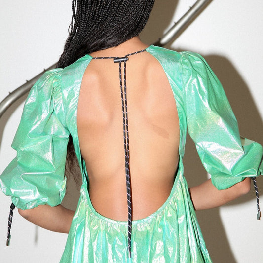 KKCO Hus Dress in Beetle available at Ease Toronto
