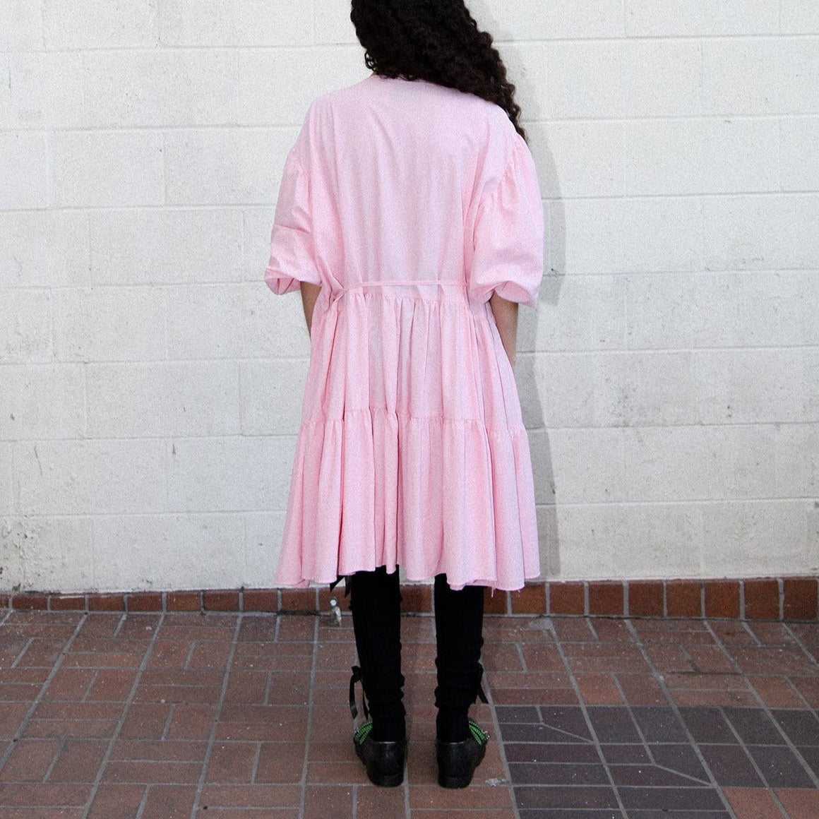 pink utility dress Women's Short Sleeve Utility Dress