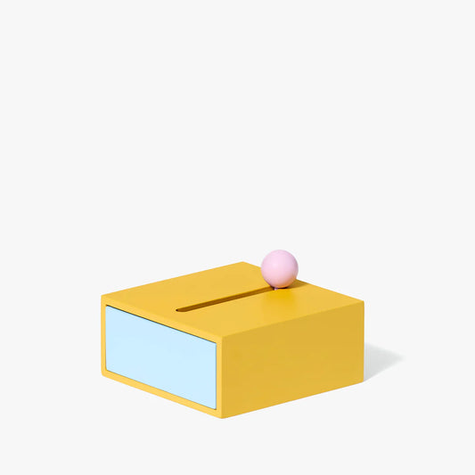 Cache Box - Small Yellow / Blue
