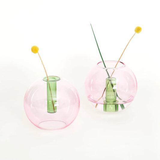 Bubble Vase - Pink / Green