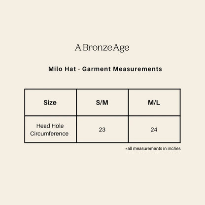 Milo Hat - Black Nylon