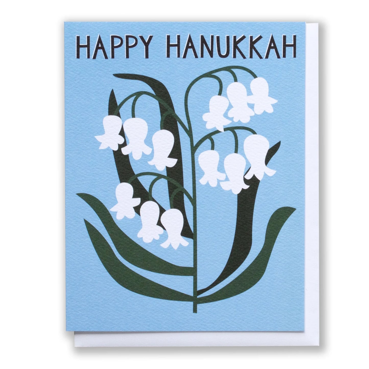 Greeting Card - Lily of the Valley Hanukkah Card