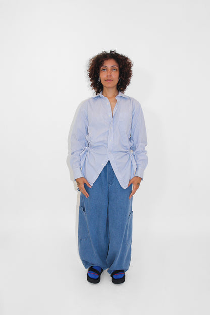 Bungee Shirt — Blue Stripe