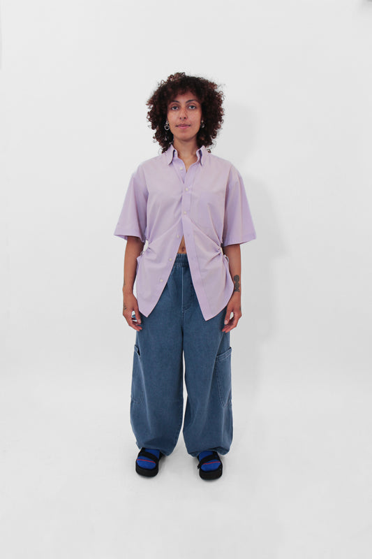 Short Sleeve Bungee Shirt — Lilac