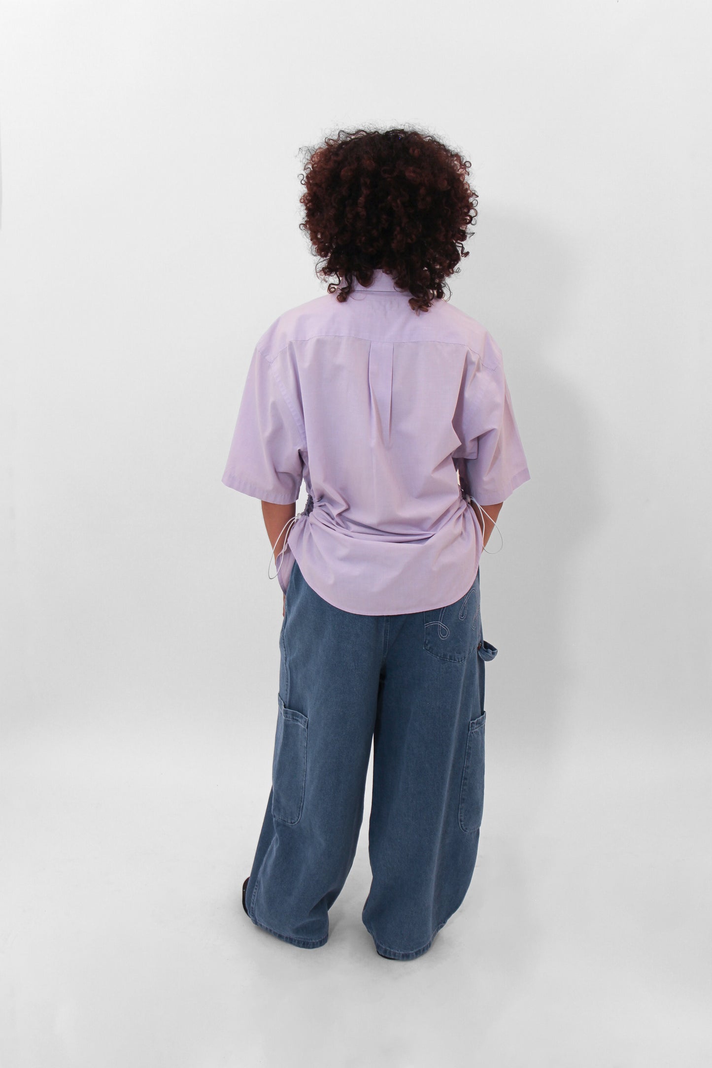 Short Sleeve Bungee Shirt — Lilac