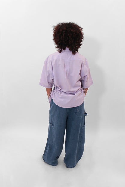 Short Sleeve Bungee Shirt — Lilac