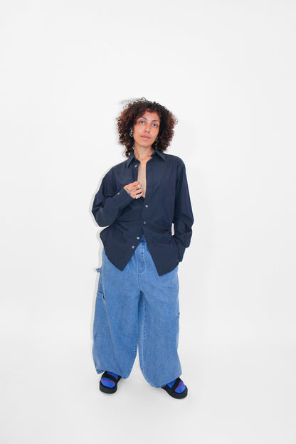 Bungee Shirt — Navy Blue (L)