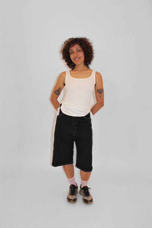 Strap Tank — White