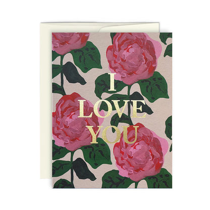 Roses I Love You Greeting Card