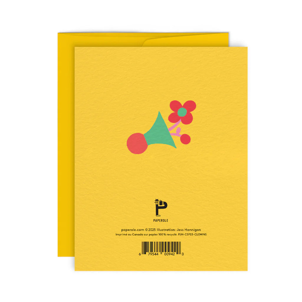 Greeting Card - Clowns