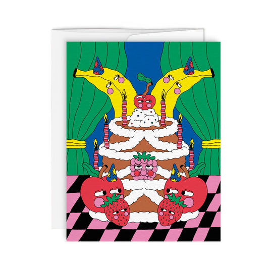 Greeting Card - Fruit Cake