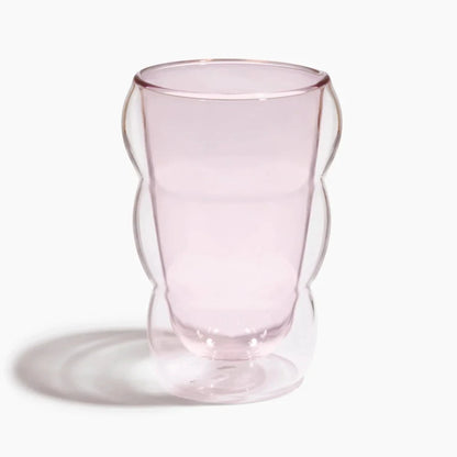 Double Wall Wavy Cup - Pink