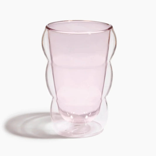 Double Wall Wavy Cup - Pink