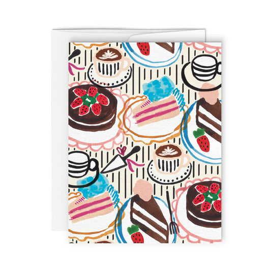 Greeting Card - Sweet Table