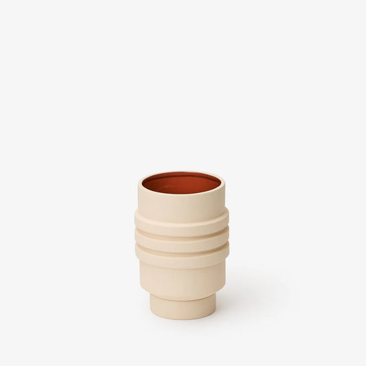 Strata Plant Vessel - Cream